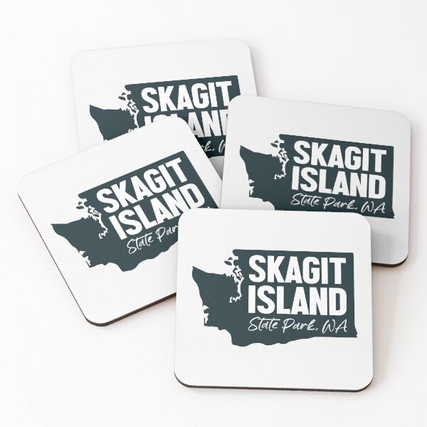 Item preview, Skagit Island State Park Washington Map designed and sold by bivenart.
