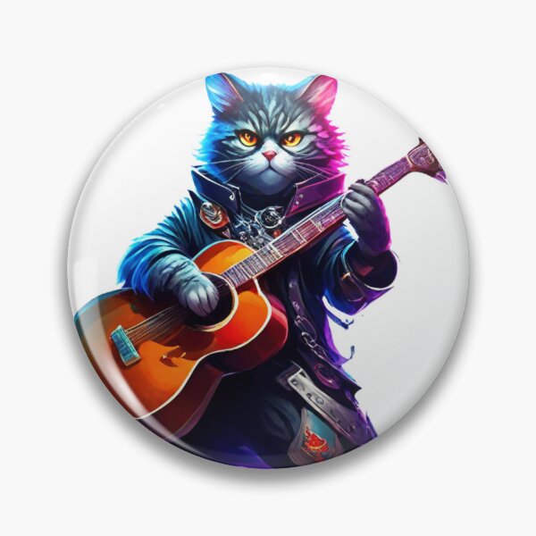 Item preview, Guitarist Kitty designed and sold by calibras.