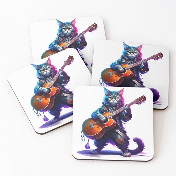 Item preview, Guitarist Kitty designed and sold by calibras.