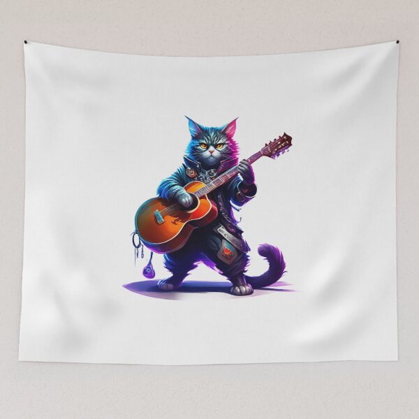 Item preview, Guitarist Kitty designed and sold by calibras.