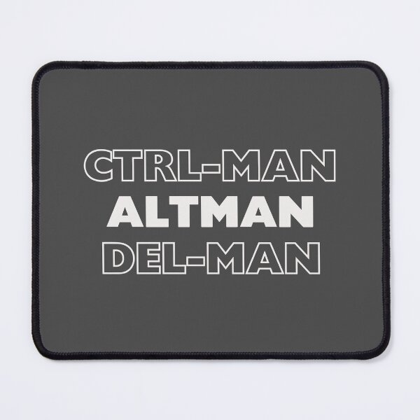 Item preview, Ctrl-man, Altman, Del-man - Dark designed and sold by Bratak.