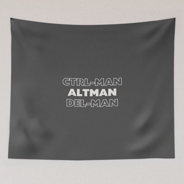 Item preview, Ctrl-man, Altman, Del-man - Dark designed and sold by Bratak.