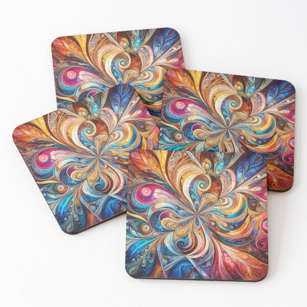 Item preview, Luminous Bloom - Abstract - home decor designed and sold by crea8iveway.
