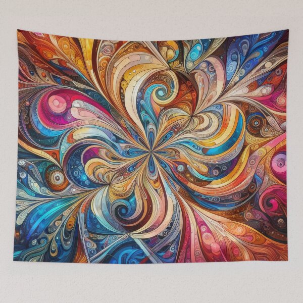 Item preview, Luminous Bloom - Abstract - home decor designed and sold by crea8iveway.