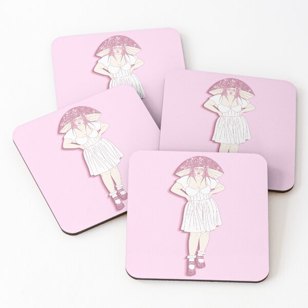 Item preview, Cute Mushroom Girl (No Background) designed and sold by WastedCreatvty.