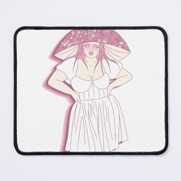Item preview, Cute Mushroom Girl (No Background) designed and sold by WastedCreatvty.