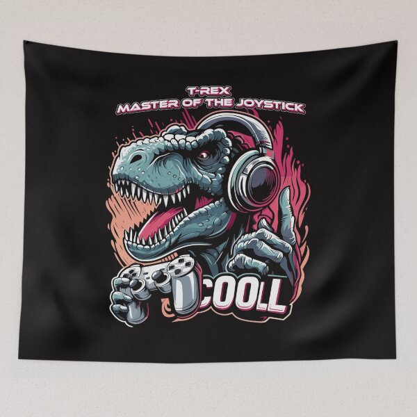 Item preview, T-rex gamer designed and sold by gittuska11.