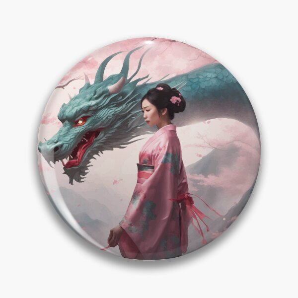 Item preview, Cherry Blossom dragon and witch designed and sold by themorrigan1.