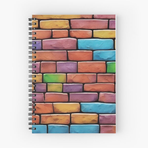Item preview,  Magical Colorful Brick Pattern designed and sold by DigiDreamyArt.