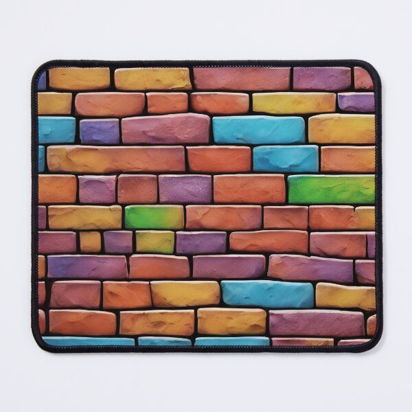 Item preview,  Magical Colorful Brick Pattern designed and sold by DigiDreamyArt.