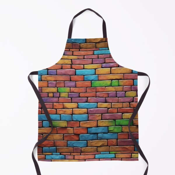 Item preview, Magical Colorful Brick Pattern designed and sold by DigiDreamyArt.