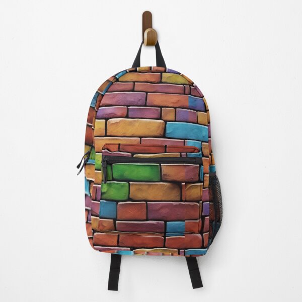 Item preview, Magical Colorful Brick Pattern designed and sold by DigiDreamyArt.