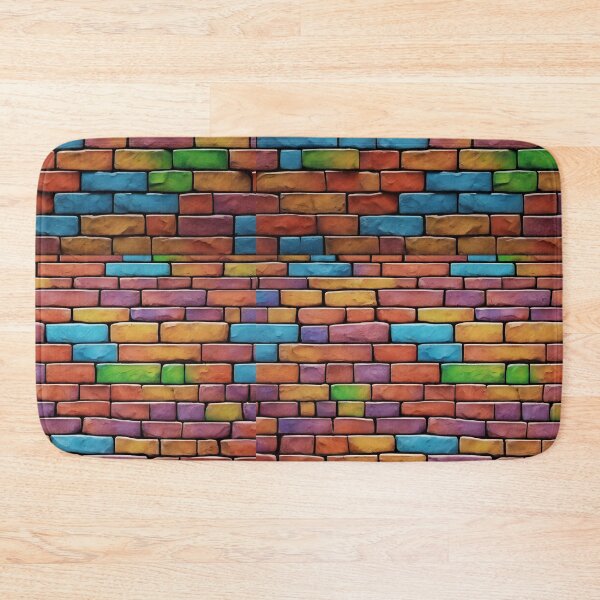 Item preview,  Magical Colorful Brick Pattern designed and sold by DigiDreamyArt.