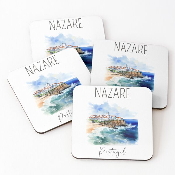 Item preview, Watercolor Design of Nazare - Portugal  designed and sold by Sketch-Shack.