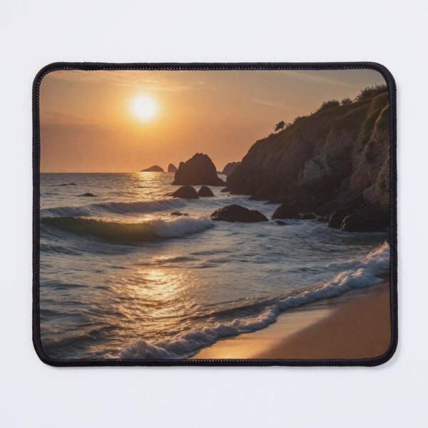 Item preview, Calm sunset at the beach 01 designed and sold by I-HERE.