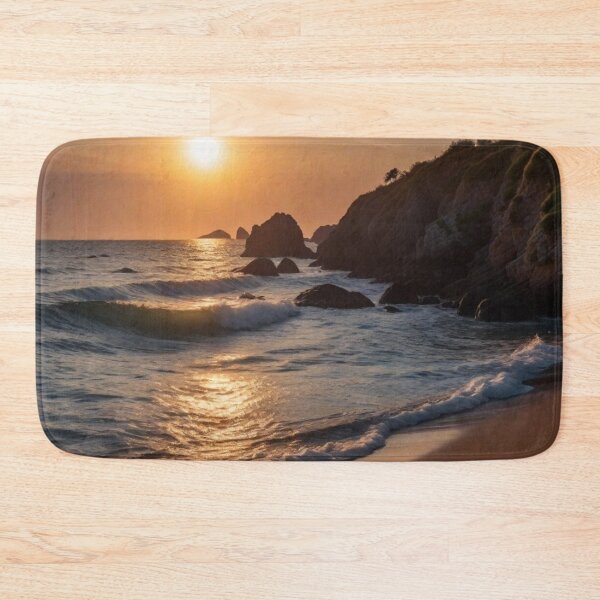 Item preview, Calm sunset at the beach 01 designed and sold by I-HERE.
