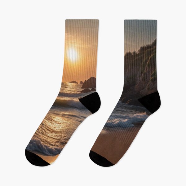 Item preview, Calm sunset at the beach 01 designed and sold by I-HERE.