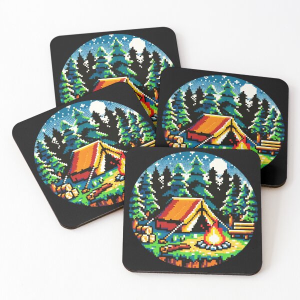 Item preview, Pixel Campout Adventure: Outdoor Scene Art designed and sold by PixelPunkster.