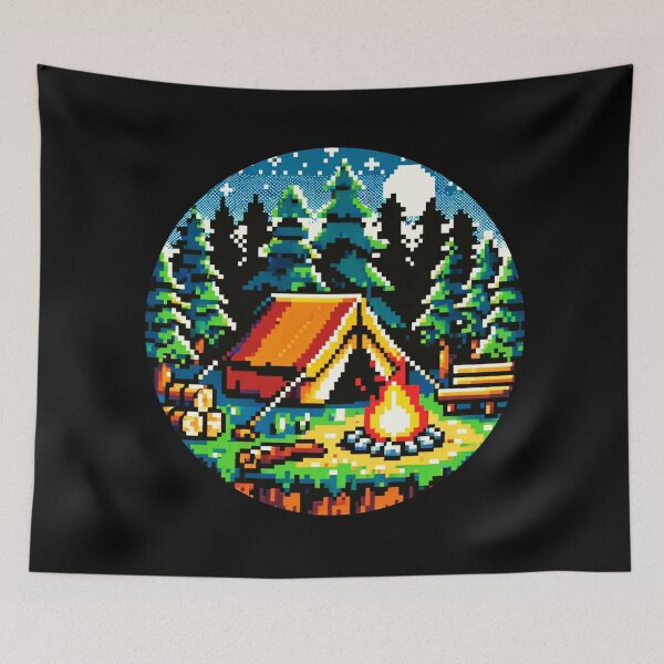 Item preview, Pixel Campout Adventure: Outdoor Scene Art designed and sold by PixelPunkster.