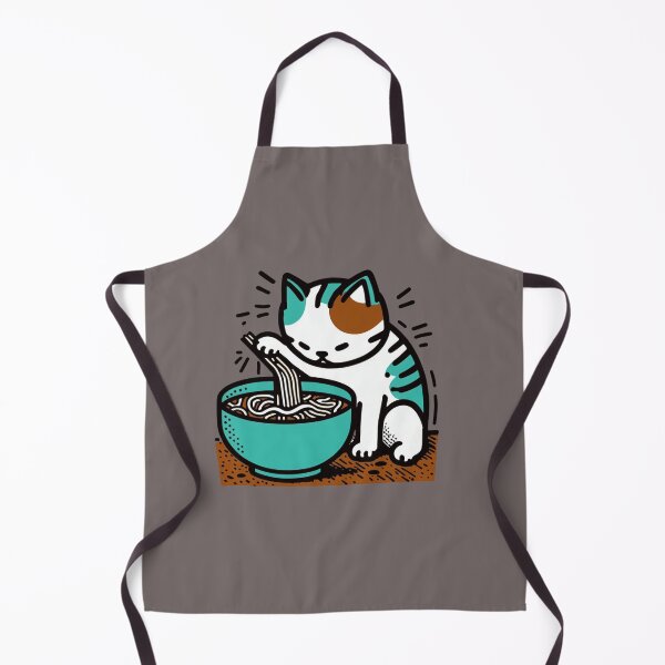 Item preview, Curious Cat's Ramen Delight: A Playful Palette designed and sold by sharon1210.