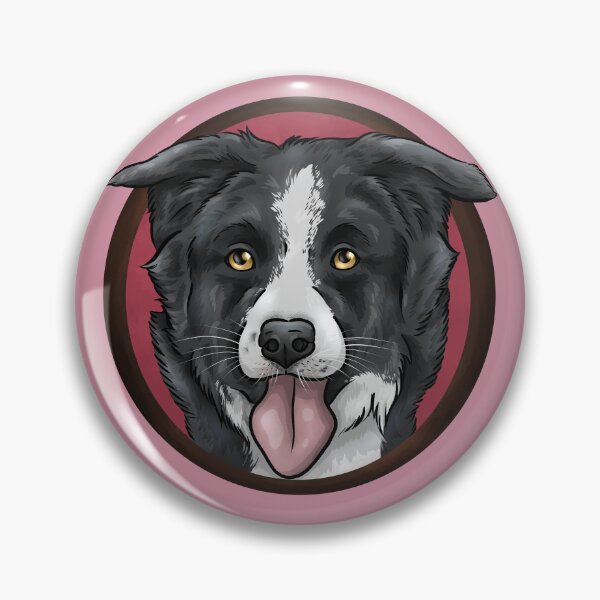 Item preview, Cute Cartoon Border Collie Dog designed and sold by shirinsart.