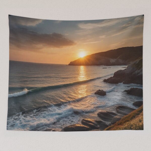 Item preview, Calm sunset at the beach 02 designed and sold by I-HERE.