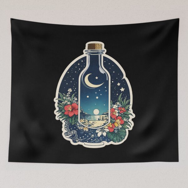 Item preview, Starry Night in a Bottle, Daily Dose of Happiness designed and sold by NautiChic.
