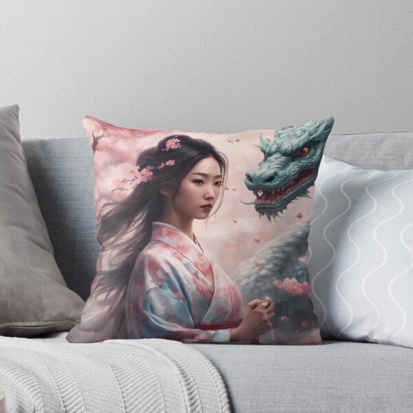 Item preview, Cherry Blossom dragon and witch #2 designed and sold by themorrigan1.