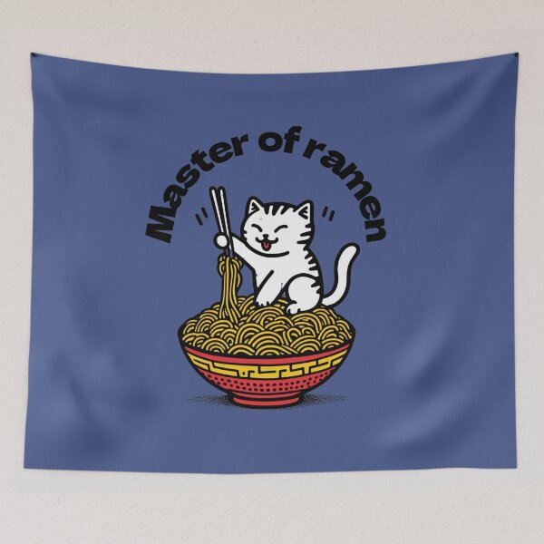 Item preview, Cat's Ramen Adventure: A Culinary Curiosity designed and sold by sharon1210.