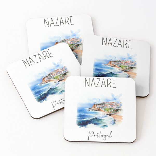 Item preview, Watercolor Design of Nazare - Portugal  designed and sold by Sketch-Shack.