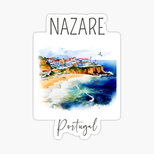 Artikel-Vorschau von Aquarelldesign von Nazare - Portugal, designt und verkauft von Sketch-Shack.
