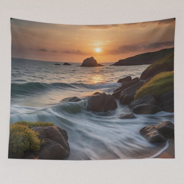 Item preview, Calm sunset at the beach 04 designed and sold by I-HERE.