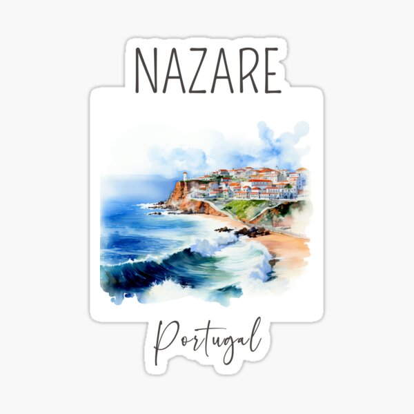 Artikel-Vorschau von Aquarelldesign von Nazare - Portugal, designt und verkauft von Sketch-Shack.