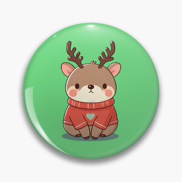 Item preview, Fat Christmas Deer designed and sold by KAI-Studio.