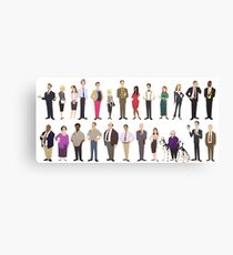 The Employees Of Dunder Mifflin Scranton Branch The Office Canvas Print