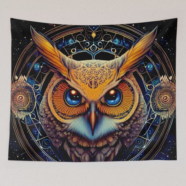 Item preview, The Cosmic Owl designed and sold by Darpadesign.