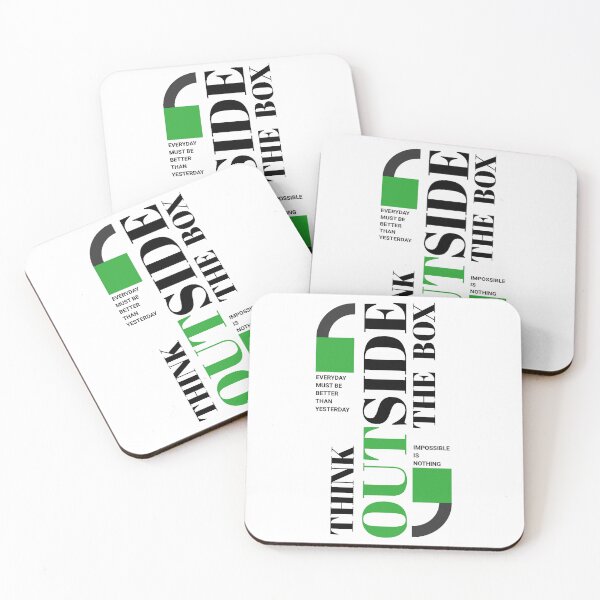 Item preview, Think outside the box - Never stop dream - Never give up surrender - Live bravely - Dont ever give up designed and sold by JansenGS.