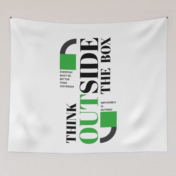 Item preview, Think outside the box - Never stop dream - Never give up surrender - Live bravely - Dont ever give up designed and sold by JansenGS.