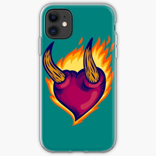 The Burning Heart iPhone Soft Case