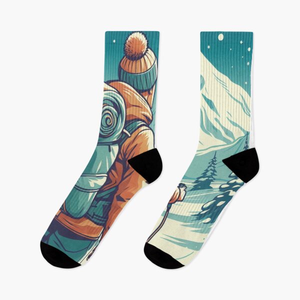 Item preview, Mountain Couple Adventure designed and sold by vectorillus.