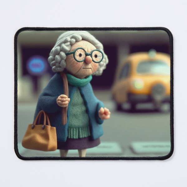 Item preview, Clay Old Lady Crossing the Road 2 designed and sold by AstroRisq.
