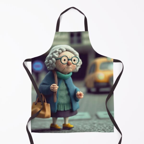 Item preview, Clay Old Lady Crossing the Road 2 designed and sold by AstroRisq.
