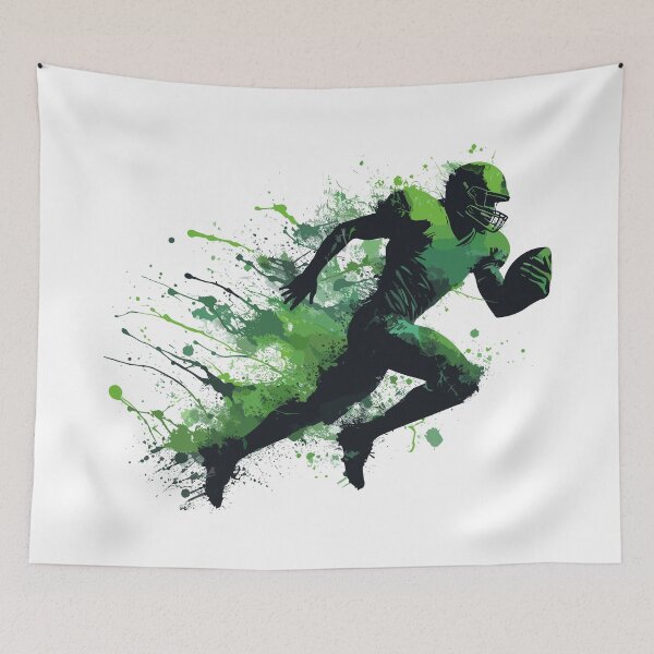 Item preview, American football Ink art designed and sold by TomFrontierArt.