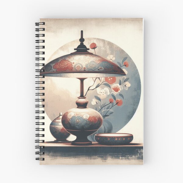 Item preview, A Table Lamp and Vase of Flowers designed and sold by sundayaa.