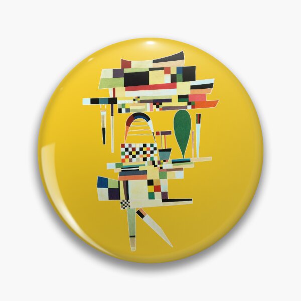 Item preview, HD. The yellow canvas, by Wassily Kandinsky designed and sold by MINDTHECHERRY.