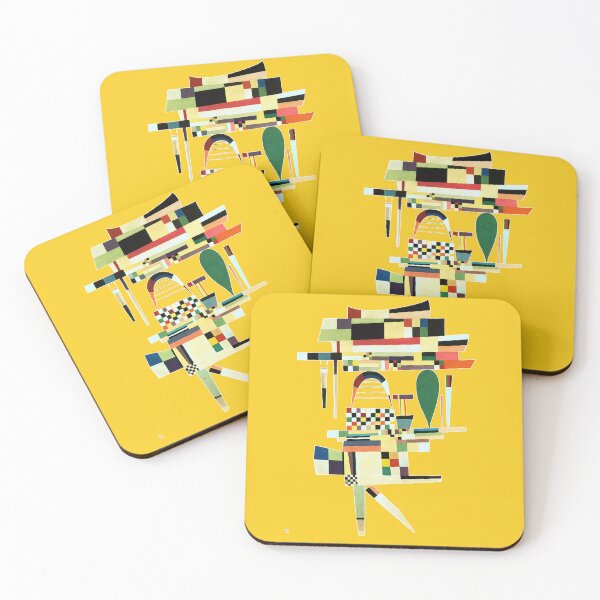 Item preview, HD. The yellow canvas, by Wassily Kandinsky designed and sold by MINDTHECHERRY.