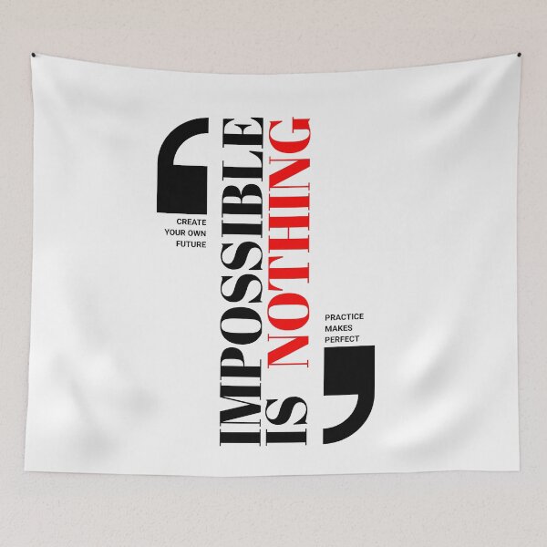 Item preview, Impossible is nothing - Never stop dream - Never give up surrender - Live bravely - Dont ever give up designed and sold by JansenGS.