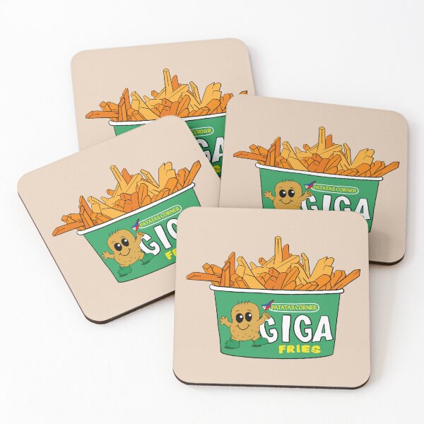 Item preview, PATATAS CORNER GIGA FRIES FILIPINO STICKER designed and sold by aydapadi.