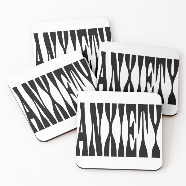 Item preview, ANXIETY Artistic Text for everything. designed and sold by AbuBabaStickers.