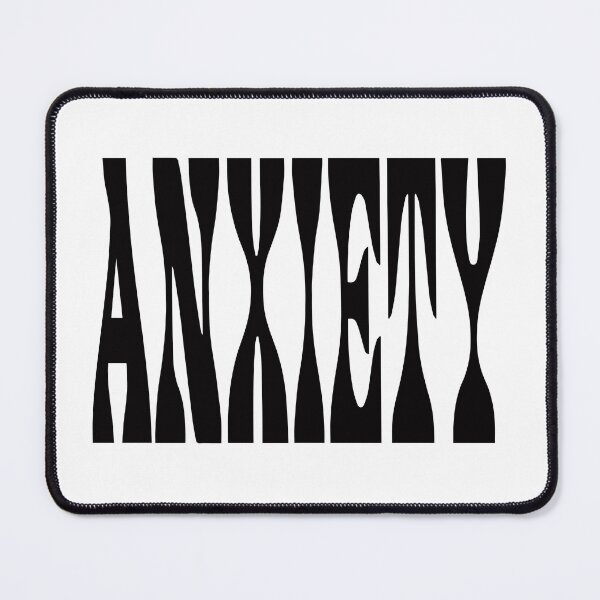 Item preview, ANXIETY Artistic Text for everything. designed and sold by AbuBabaStickers.